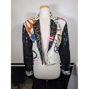 Rare Vintage Maple Sequence Blazer Women's Size  Medium